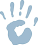 hand-blue-plain